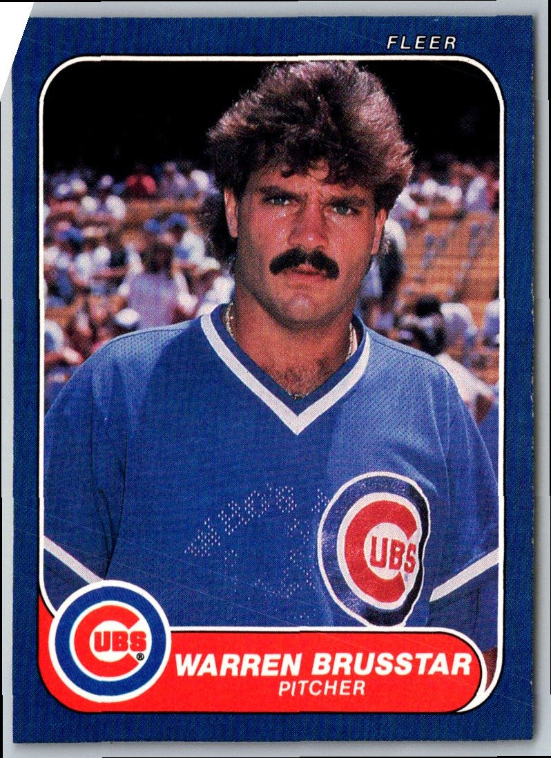 1986 Fleer Warren Brusstar