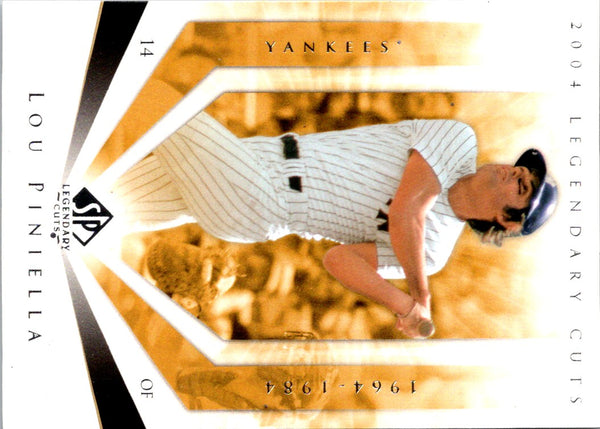 2004 SP Legendary Cuts Lou Piniella #74