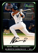 2008 Bowman Alberto Gonzalez