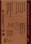 2001 Fleer Tradition Washington Redskins Team Leaders