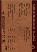 2001 Fleer Tradition Washington Redskins Team Leaders #390