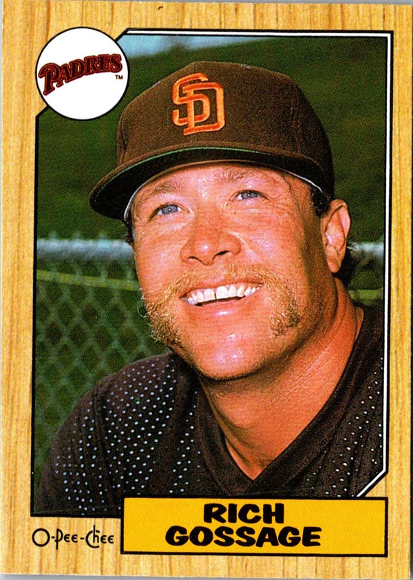 1987 O-Pee-Chee Rich Gossage #380