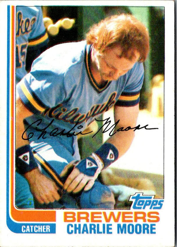 1982 Topps Charlie Moore #308