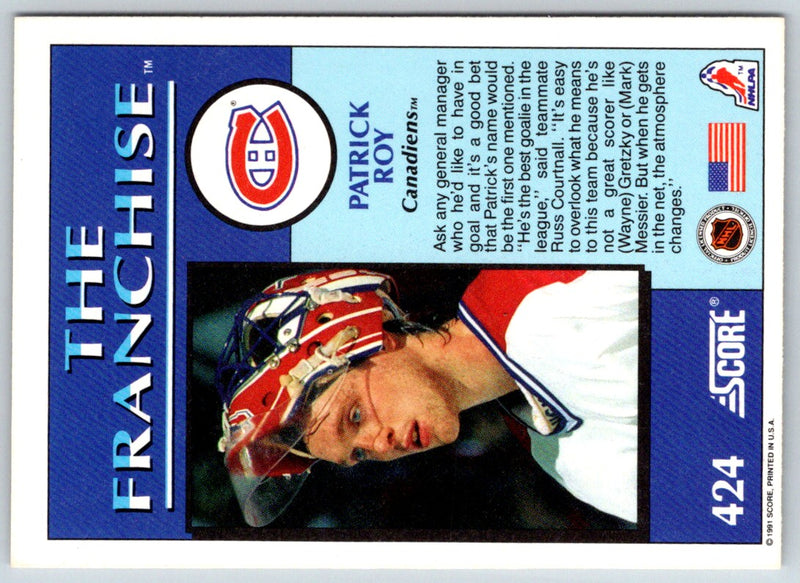 1991 Score Patrick Roy