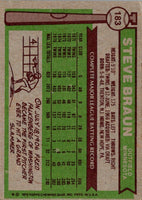 1976 Topps Steve Braun #183