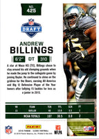 2016 Score Andrew Billings #425 Rookie