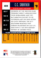 2005 Donruss Stat Line C.C. Sabathia #159