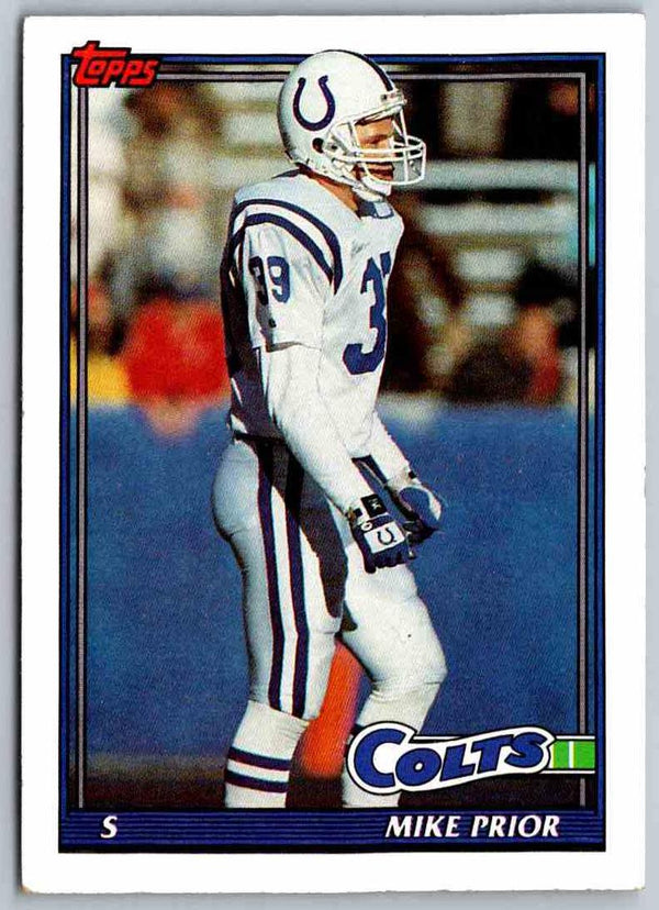 1991 Topps Football Mike Prior #339