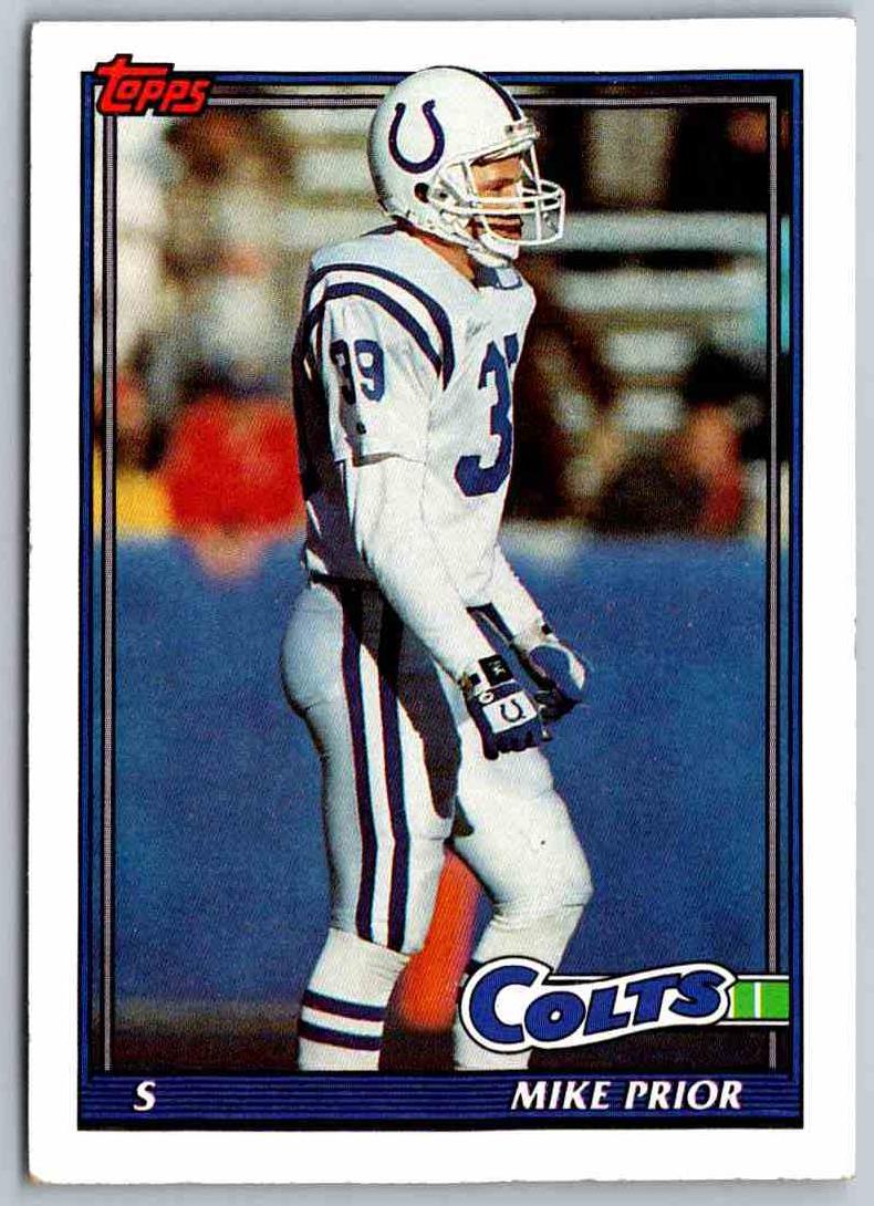1991 Topps Football Mike Prior