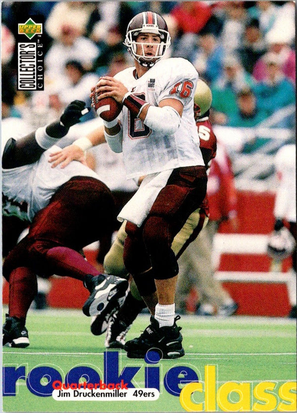 1997 Collector's Choice Jim Druckenmiller #23 Rookie