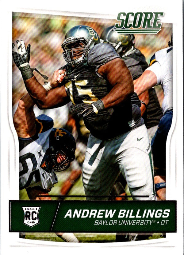 2016 Score Andrew Billings #425 Rookie