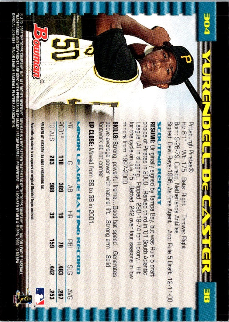 2002 Bowman Yurendell DeCaster