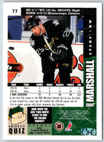 1996 Collector's Choice Grant Marshall #77