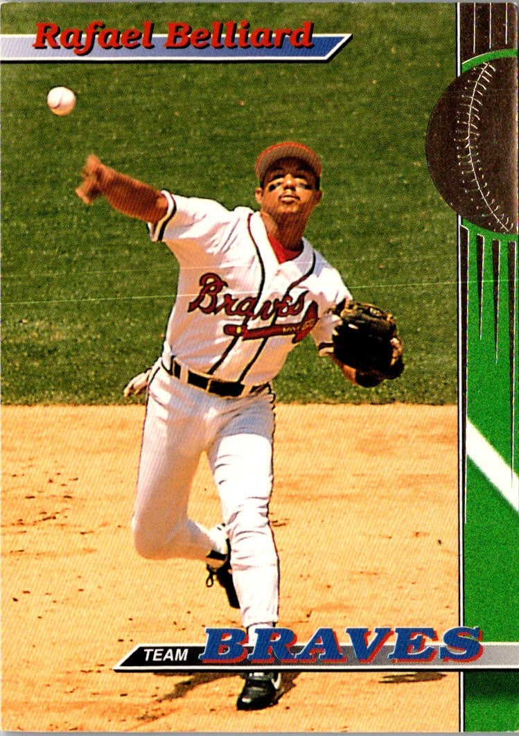 1993 Stadium Club Atlanta Braves Rafael Belliard