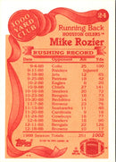 1989 Topps 1000 Yard Club Mike Rozier