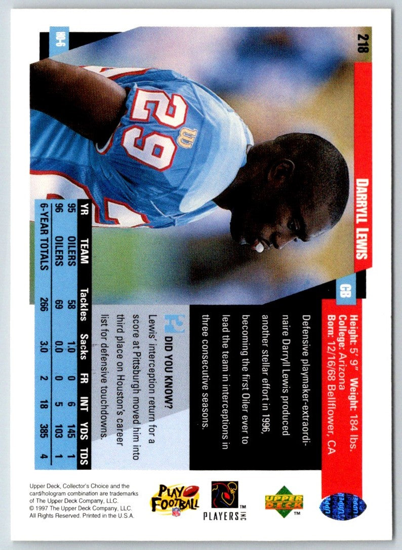 1997 Collector's Choice Darryll Lewis
