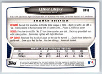 2013 Bowman Lenny Linsky #BP68