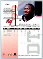 1998 Leaf Rookies And Stars Warren Sapp #156