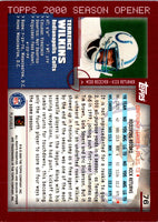 2000 Topps Season Opener Terrence Wilkins #76