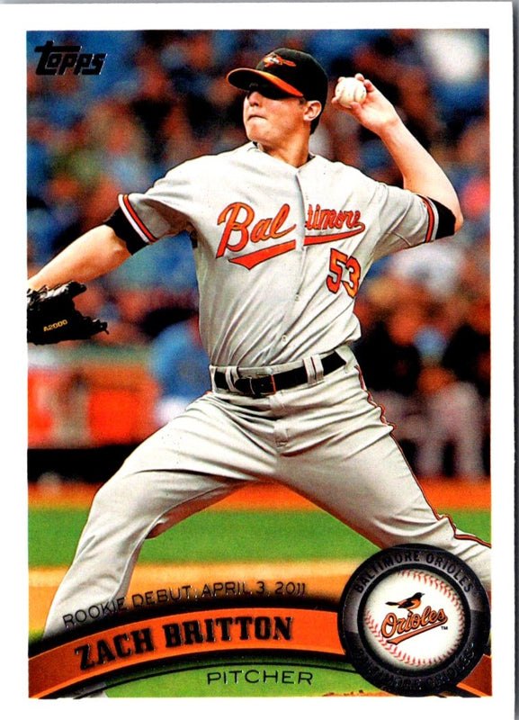2011 Topps Update Zach Britton #US228