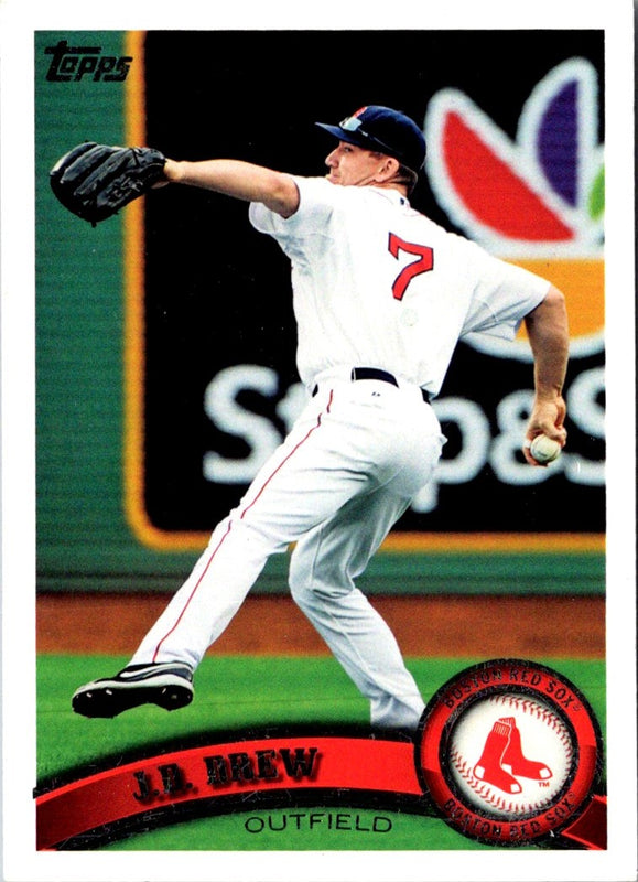 2011 Topps J.D. Drew #653