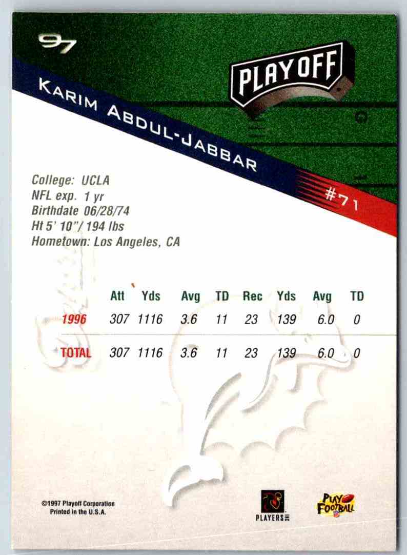 1998 Pacific Karim Abdul-Jabbar