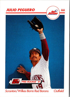 1991 Line Drive AAA Julio Peguero #492