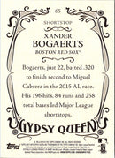 2016 Topps Gypsy Queen Xander Bogaerts