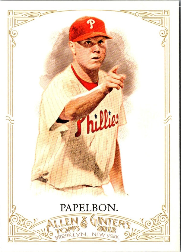 2012 Topps Allen & Ginter Jonathan Papelbon #320