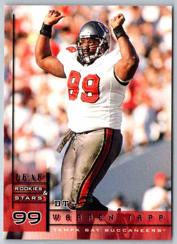 1998 Leaf Rookies And Stars Warren Sapp #156