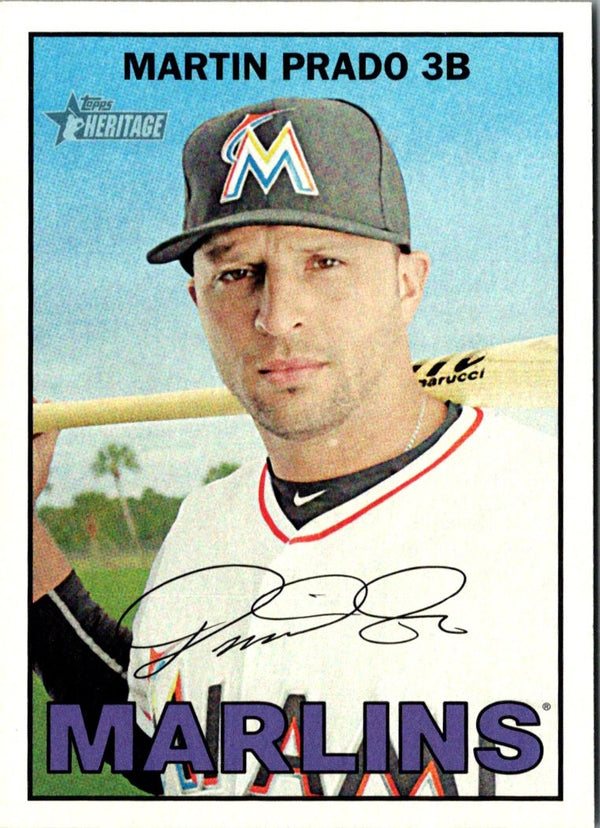 2016 Topps Heritage Martin Prado #307