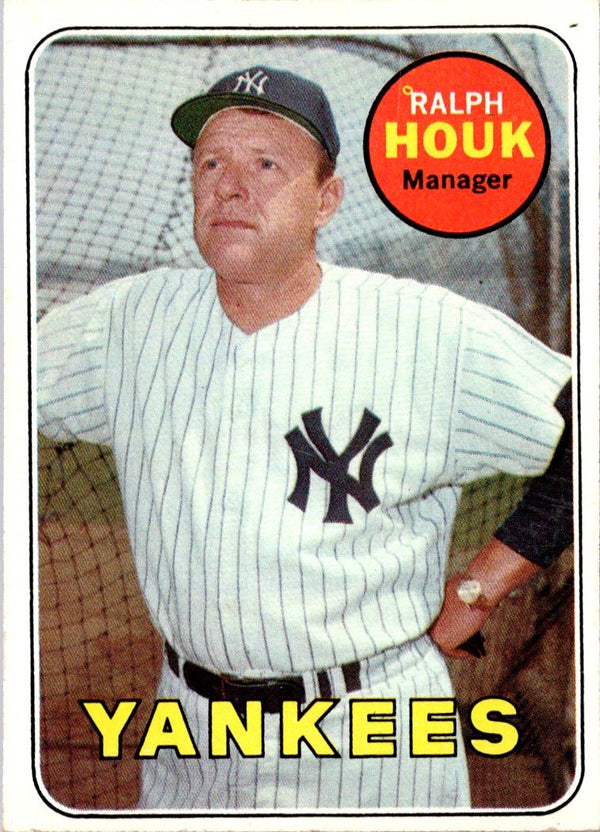 1969 Topps Ralph Houk #447B EX