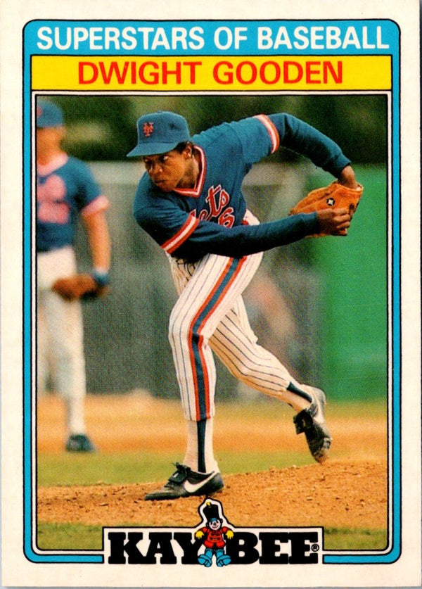 1987 Topps Kay-Bee Superstars of Baseball Dwight Gooden #13