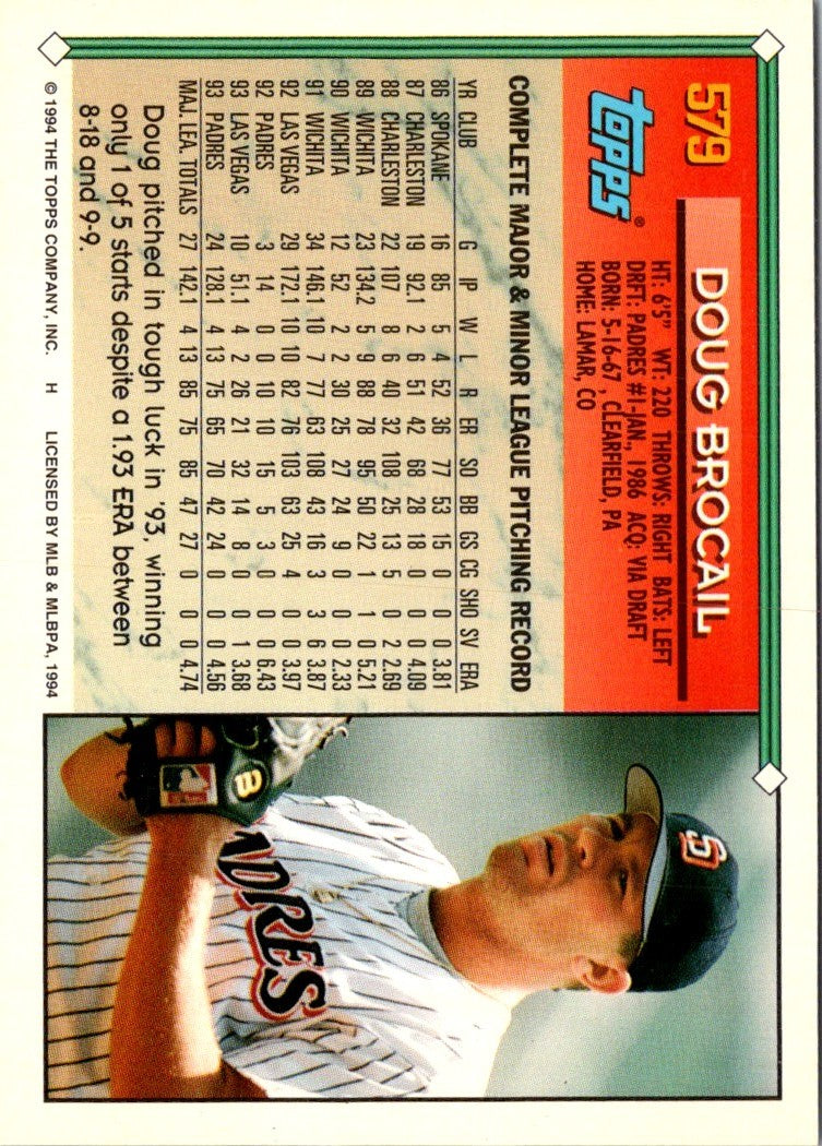 1994 Topps Doug Brocail