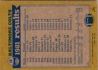 1982 Topps Curtis Dickey/Larry Braziel/Bruce Laird/Raymond Butler #10