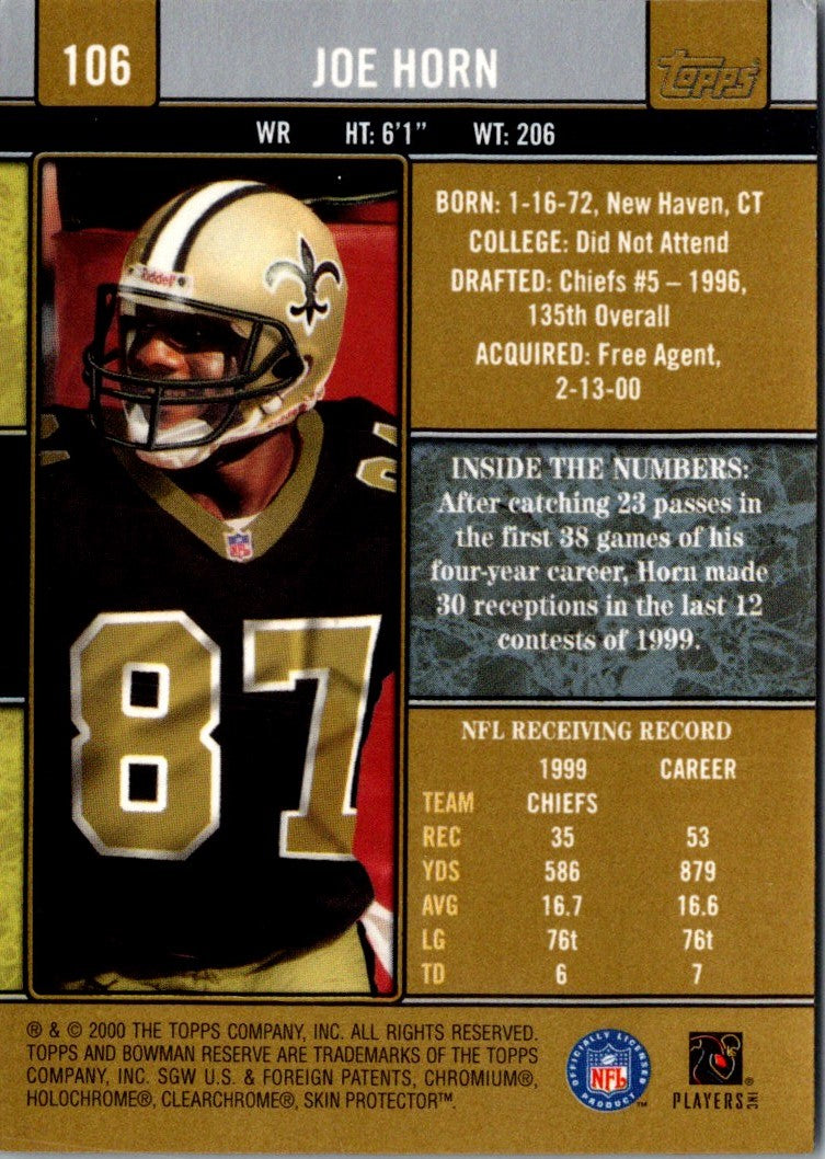 2000 Bowman Reserve Joe Horn