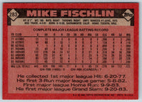 1986 Topps Mike Fischlin #283