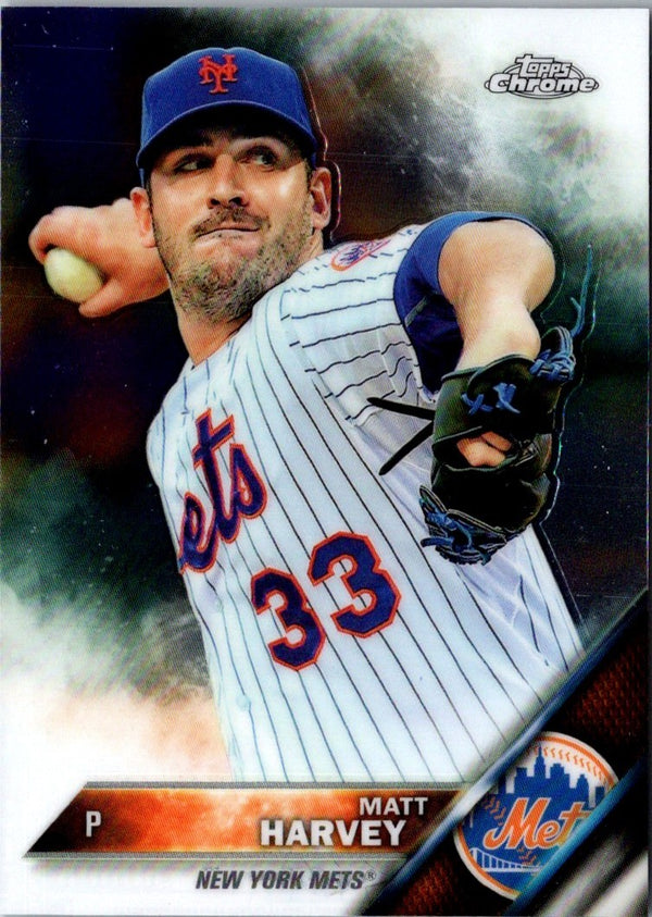 2016 Topps Chrome Matt Harvey #97