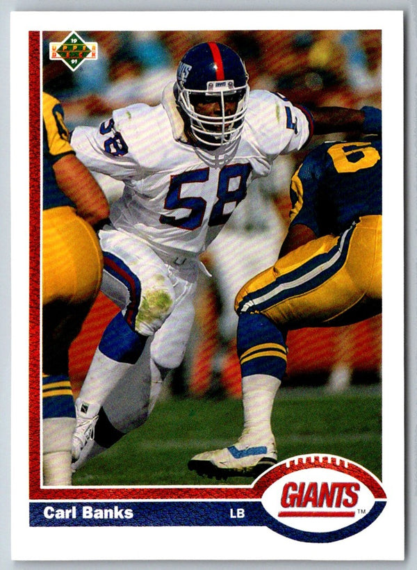 1992 Upper Deck Carl Banks #589