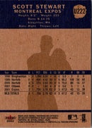 2002 Fleer Tradition Update Scott Stewart