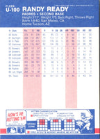 1987 Fleer Update Glossy Randy Ready #U-100