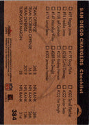 2001 Fleer Tradition San Diego Chargers Team Leaders (Jeff Graham/Ryan Leaf/John Parrella/Terrell Fletcher/Rodney Harrison/Junior Seau)