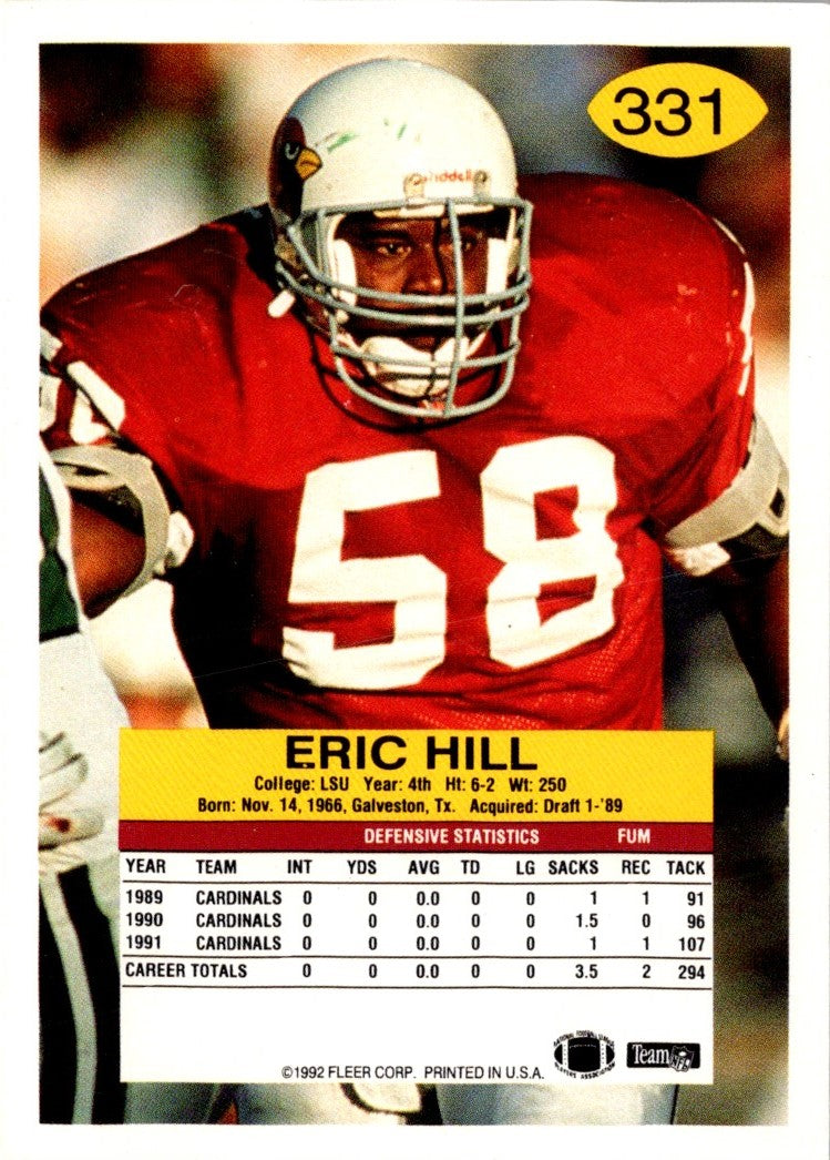 1992 Fleer Eric Hill
