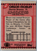 1990 Topps Orson Mobley
