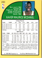 1990 Hoops Xavier McDaniel #280