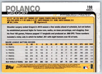 2019 Topps Gregory Polanco #198