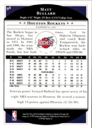 1999 Upper Deck Victory Matt Bullard