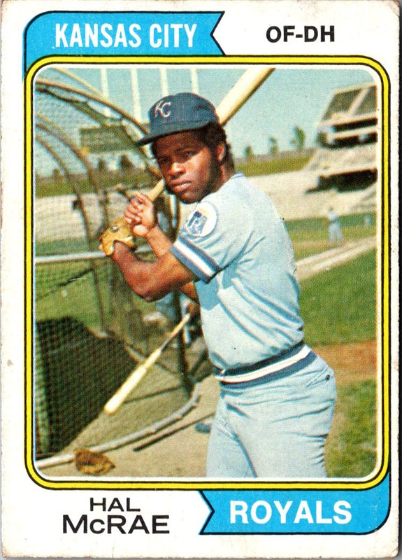 1974 Topps Hal McRae #563