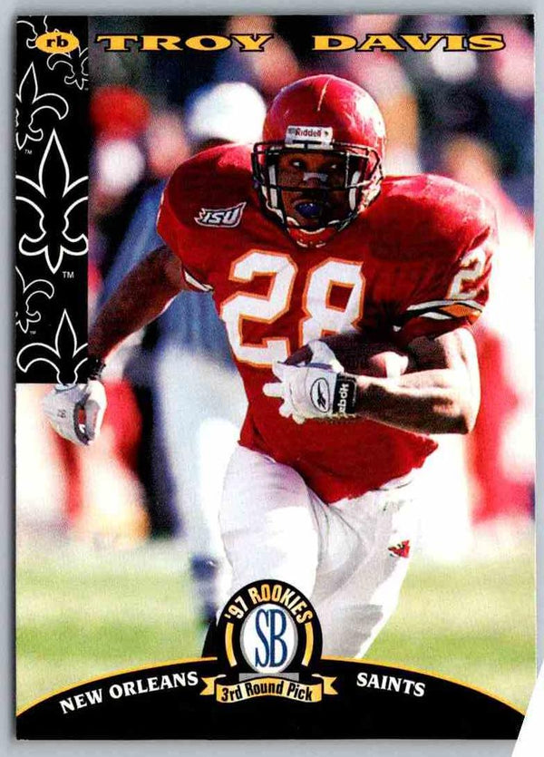 1997 Score Board Sb Troy Davis #10