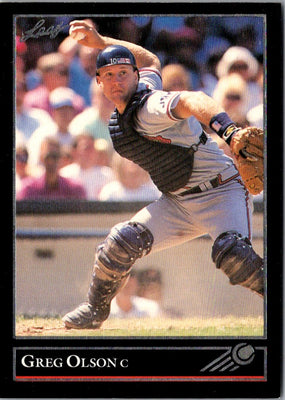 1992 Leaf Greg Olson #226
